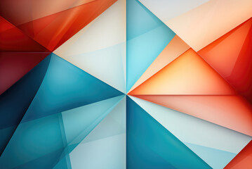Multicolored mosaic geometric abstract background for presentation
