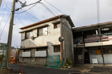 日本の古い集合住宅