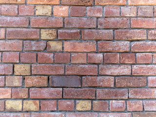 Brick wall close up