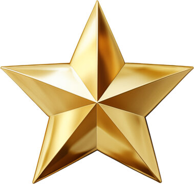 vintage golden star