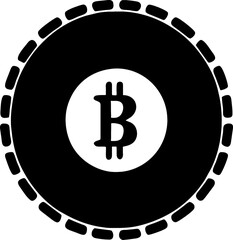 Crypto technology and Blockchain icon