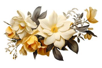 Obraz premium Lily isolated on PNG background.
