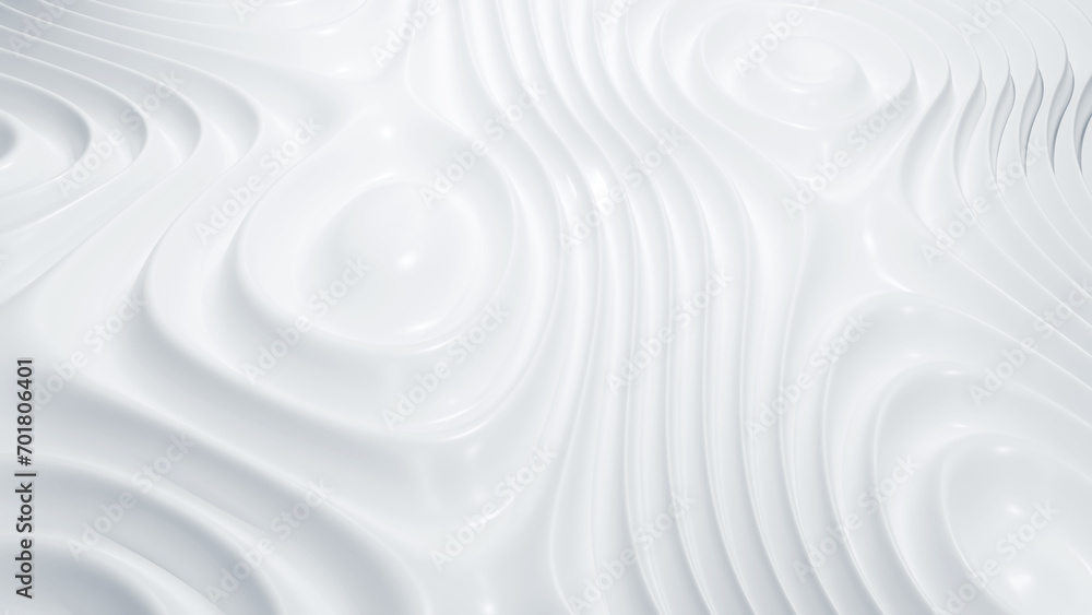 Poster abstract backdrop. stylish white background. texture with smooth abstract lines. volumetric stripes 