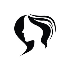 hair beauty logo icon
