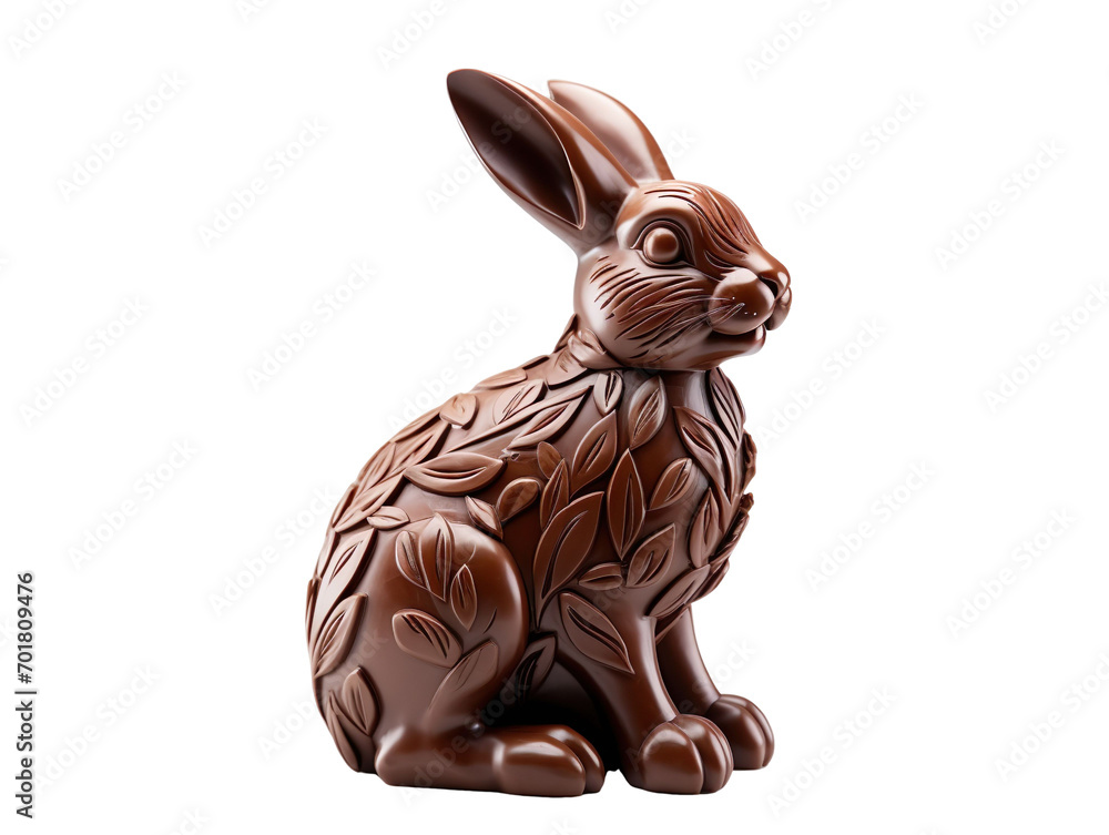 Wall mural easter chocolate bunny cut out