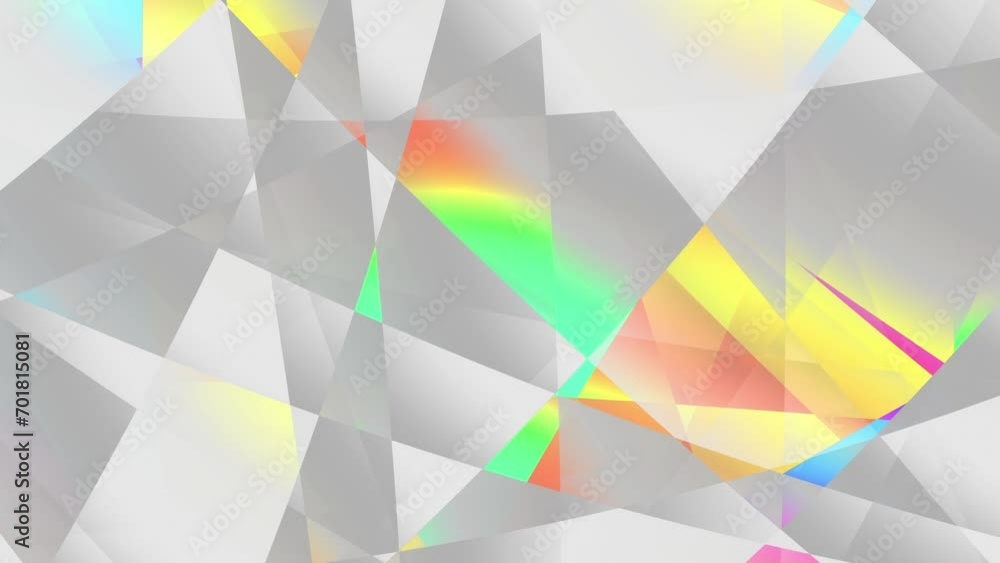 Leinwandbilder light corporate abstract background of looping animated gradient geometric shapes. 4k loop footage