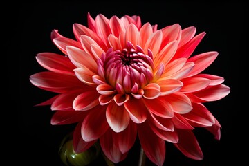 Obraz premium red dahlia flower isolated