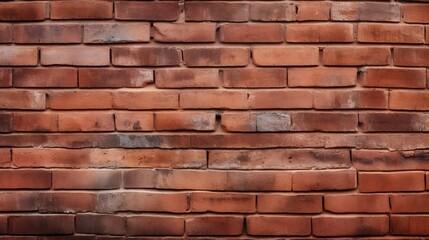 Red brick wall detail.. Generative AI