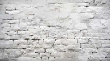 White mortar wall texture. Generative AI - obrazy, fototapety, plakaty