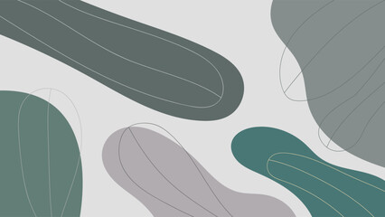 ABSTRACT BACKGROUND WITH HAND DRAWN SHAPES AND LINES PASTEL FLAT COLOR VECTOR DESIGN TEMPLATE FOR WALLPAPER, COVER DESIGN, HOMEPAGE DESIGN