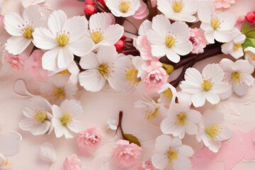 cherry blooming background