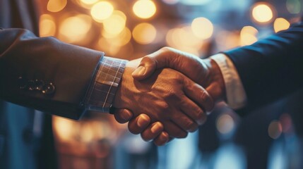 A Close Up of a Handshake