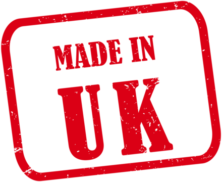 Made in UK rubber stamp