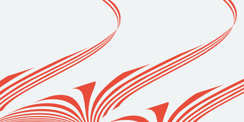 Abstract stripes red wave line background. Vector illustration