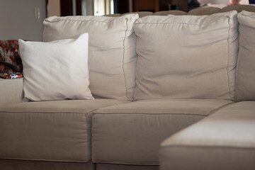 White House sofa with shadows