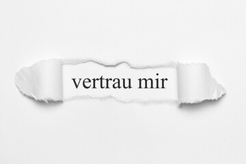 vertrau mir	