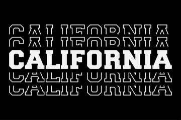 Obraz premium Patriotic USA State California T-Shirt Design