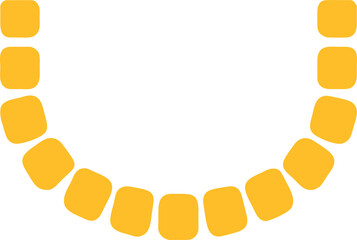 Mardi Gras carnival set of flat icon, mardi gras design element