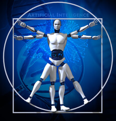 Artificial Intelligence of the Vitruvian Robot - 701825841