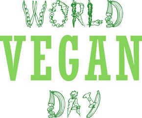 World vegan day	

