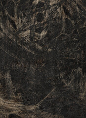 Colored plaster painted in grunge style, vintage weathered frame with abstract antique cracked scratched texture.Retro pattern in space force style, chakra glow.