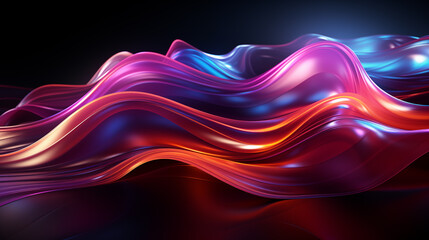 abstract background with glowing lines