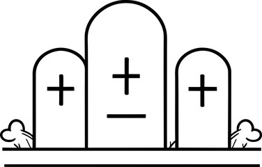 Halloween gravestones, graveyards and tombstones	
