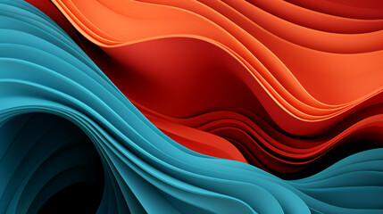 abstract colorful glowing wavy perspective with fractals and curves background 16:9 widescreen wallpapers