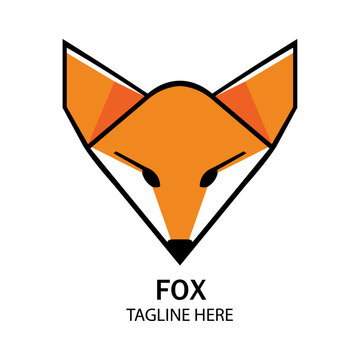 fox logo design, icon, sign and symbol 