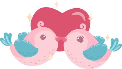 Happy valentine's Elements