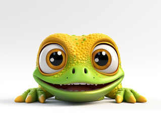 Amazingly cute 3D emojis on white background.