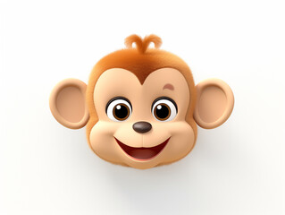 Amazingly cute 3D emojis on white background.