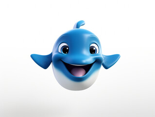 Happy Dolphin: Animated Marine Friend