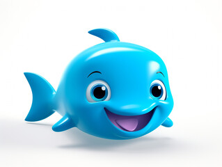 Happy Dolphin: Animated Marine Friend