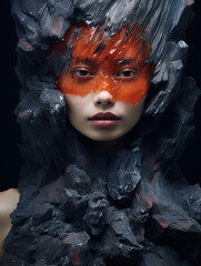 Fragmented Beauty: Art of Cracks and Stones