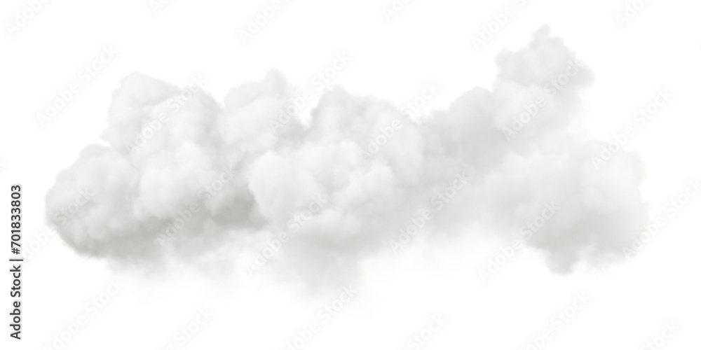 Poster atmosphere creativity clouds flowing shapes isolate transparent backgrounds 3d render