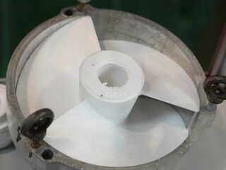 Boat impeller manufacturing. Casting according to the smelted model - ship propeller hot investment...
