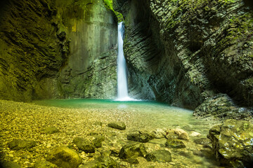 Kozjak waterfalls in Slovenia are a natural spectacle