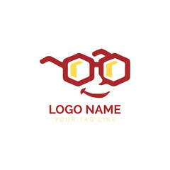 Sun Glass logo vector design