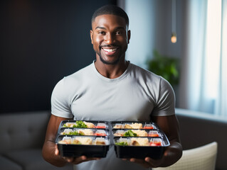 Athletic Male Presenting Meal Prep Packages