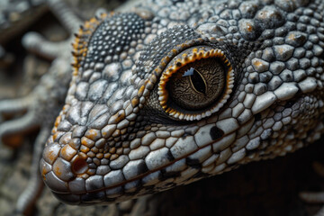 Fototapeta premium close up of a lizard