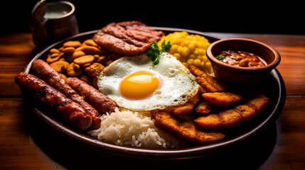 bandeja paisa, colombian food