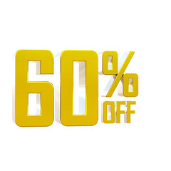 Golden 3d 60 percent off discount