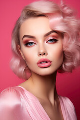 Chic and Contemporary: Pink Makeup Elegance