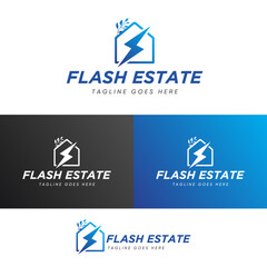 Real estate logo, Realtor logo, Agent logo design, Flash Icon