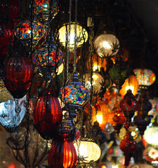 lamps in the market