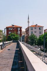 old houses in Istanbul. long-built residential buildings in turkey