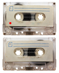 audio cassette isolated