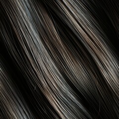 Obraz premium Seamless Smooth woman hair close-up texture background