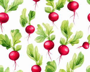 seamless pattern with vegetables
